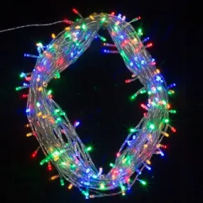 100 Super Bright Extra Long LED Fairy Lights 13m -  Multi Colour