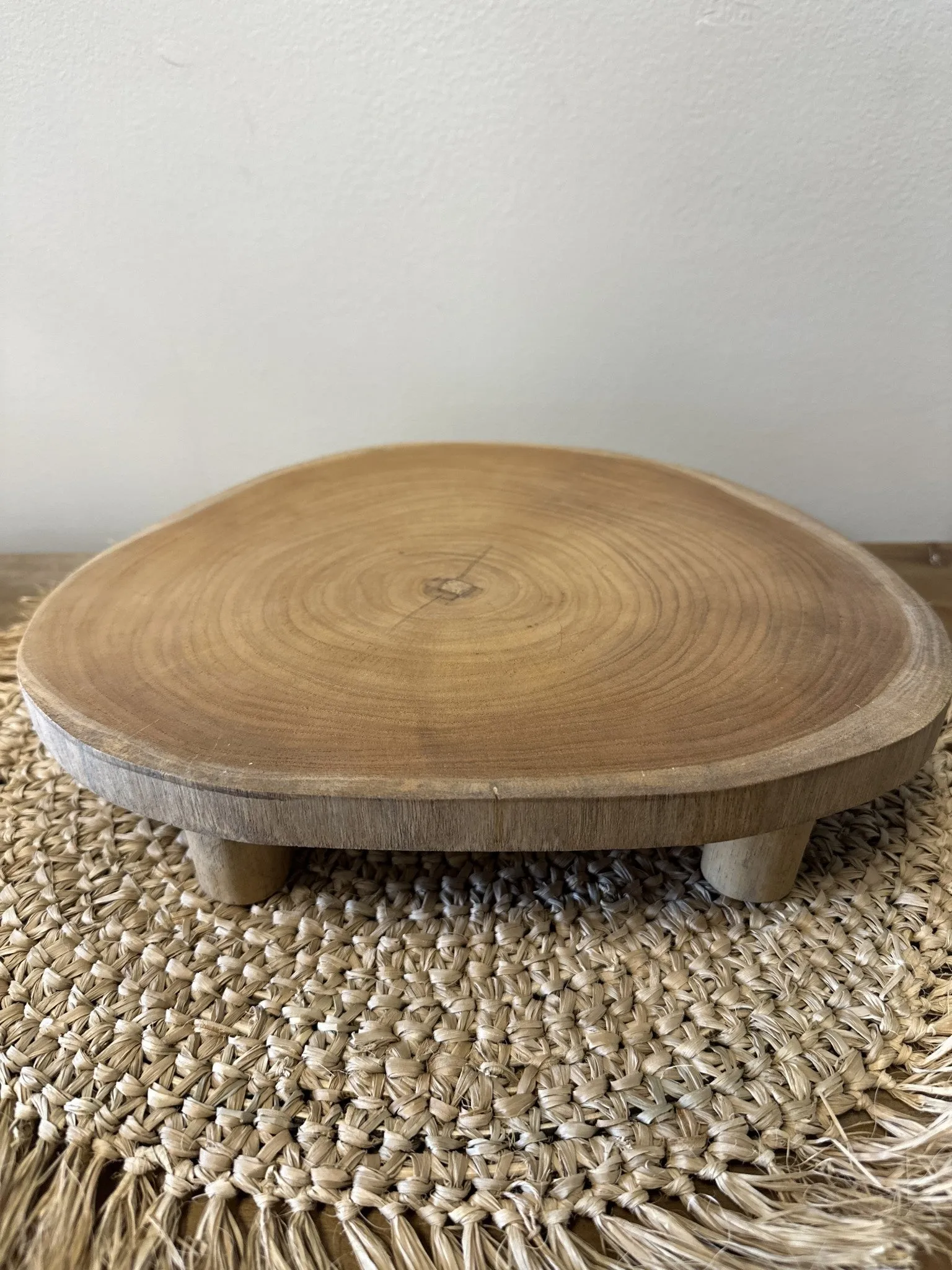 10" Wooden Pedestal