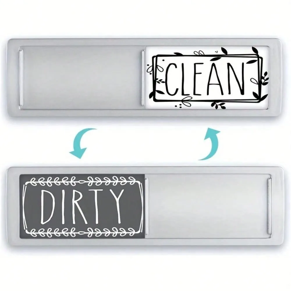 1pc Fashionable Dishwasher Magnet Clean/Dirty Sign, Perfect For Dishwashers And Kitchen Organization, Beautiful Decoration For Office Or Home, Clean/Dirty Dishwasher Magnet, With Strong Holding Power