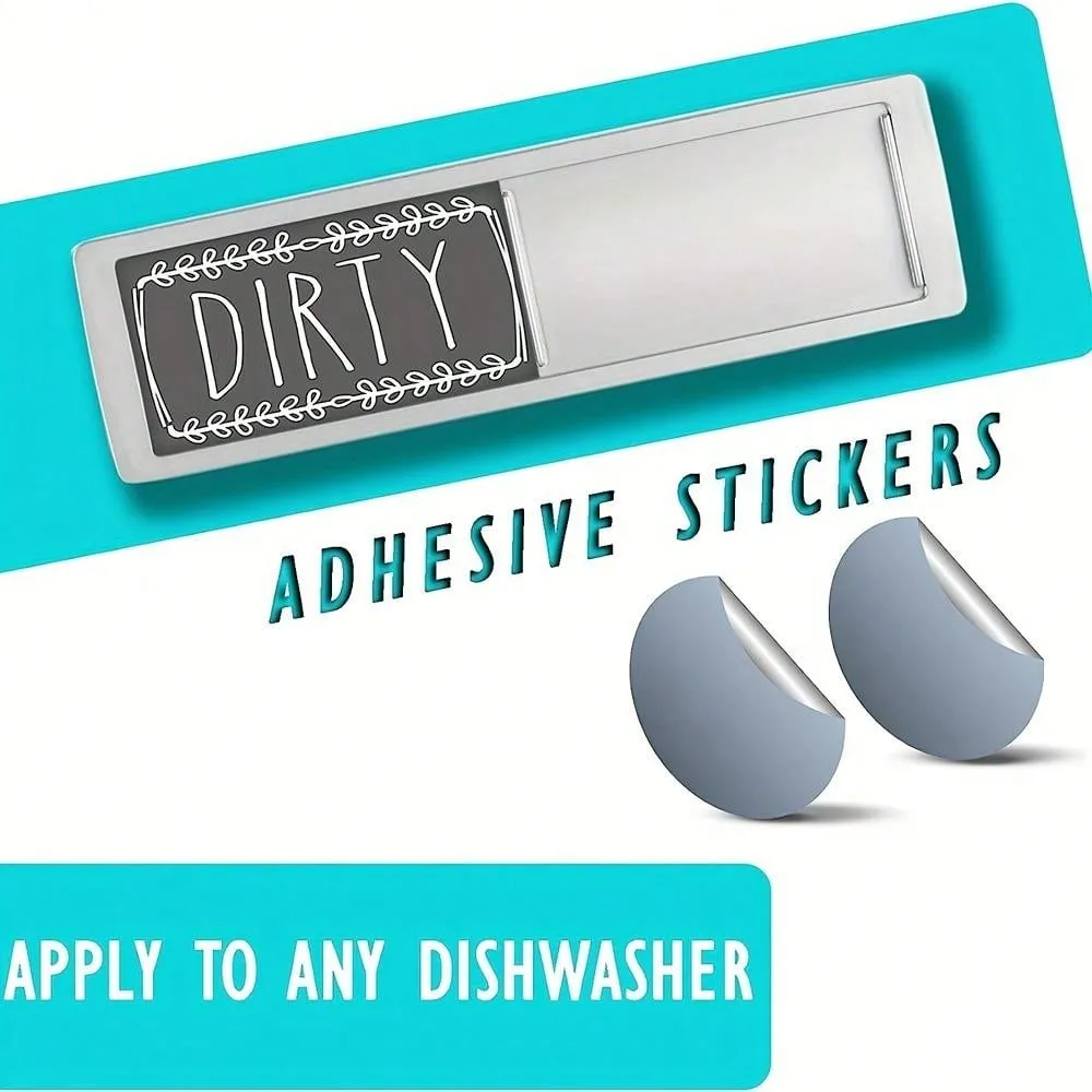 1pc Fashionable Dishwasher Magnet Clean/Dirty Sign, Perfect For Dishwashers And Kitchen Organization, Beautiful Decoration For Office Or Home, Clean/Dirty Dishwasher Magnet, With Strong Holding Power