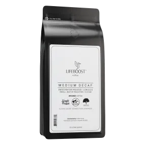 1x Decaf Medium Roast Coffee 12 oz Bag, Single Origin, - Best Coffee