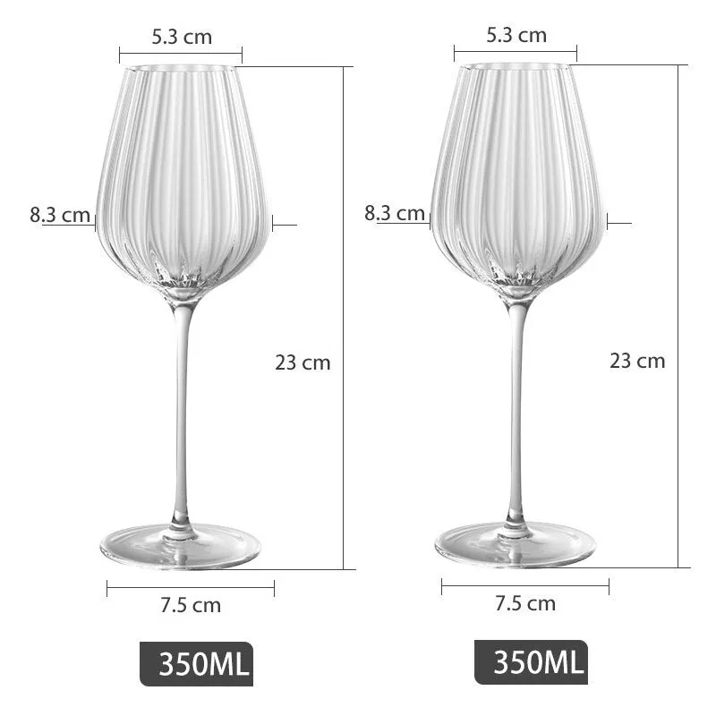 2 Pieces Elegant Champagne Glasses