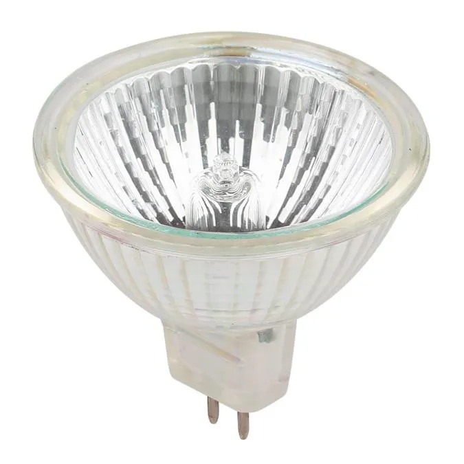 20 Watt MR16 Halogen Flood Clear Lens GU7.9/8.0 Base, 120 Volt, Card