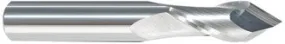 208-000125: 1/8in. Dia., 1-1/2in. Overall Length, 2-Flute, Carbide Drill Mill- SE, 90 deg, Uncoated, USA