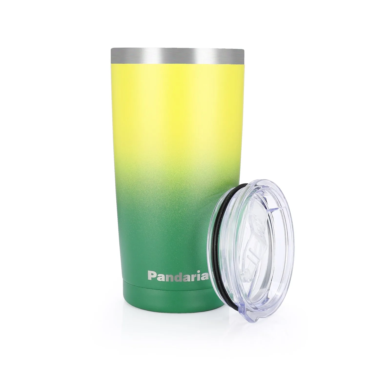 20oz Vacuum Insulated Tumbler Thermal Coffee Cup Travel Mug with Lid, Lime