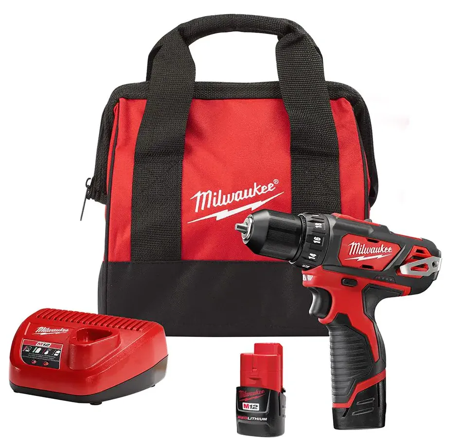 2407-22 Milwaukee M12 Fuel 3/8" Drill / Driver Kit