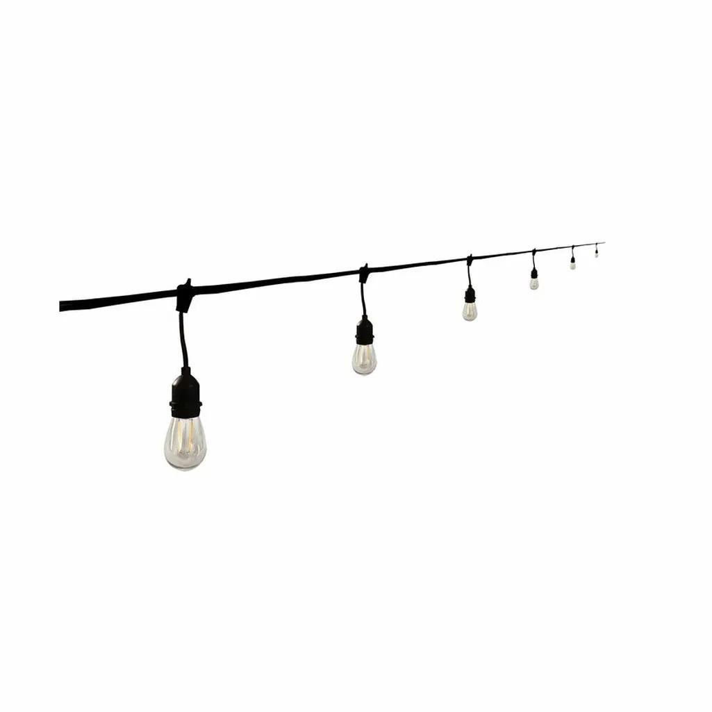 24FT - LED String Light - Includes 12-Light Filament LED bulbs - With Plug