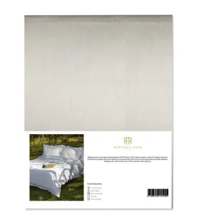 300TC Cotton Sateen Flat Sheet - Light Gray