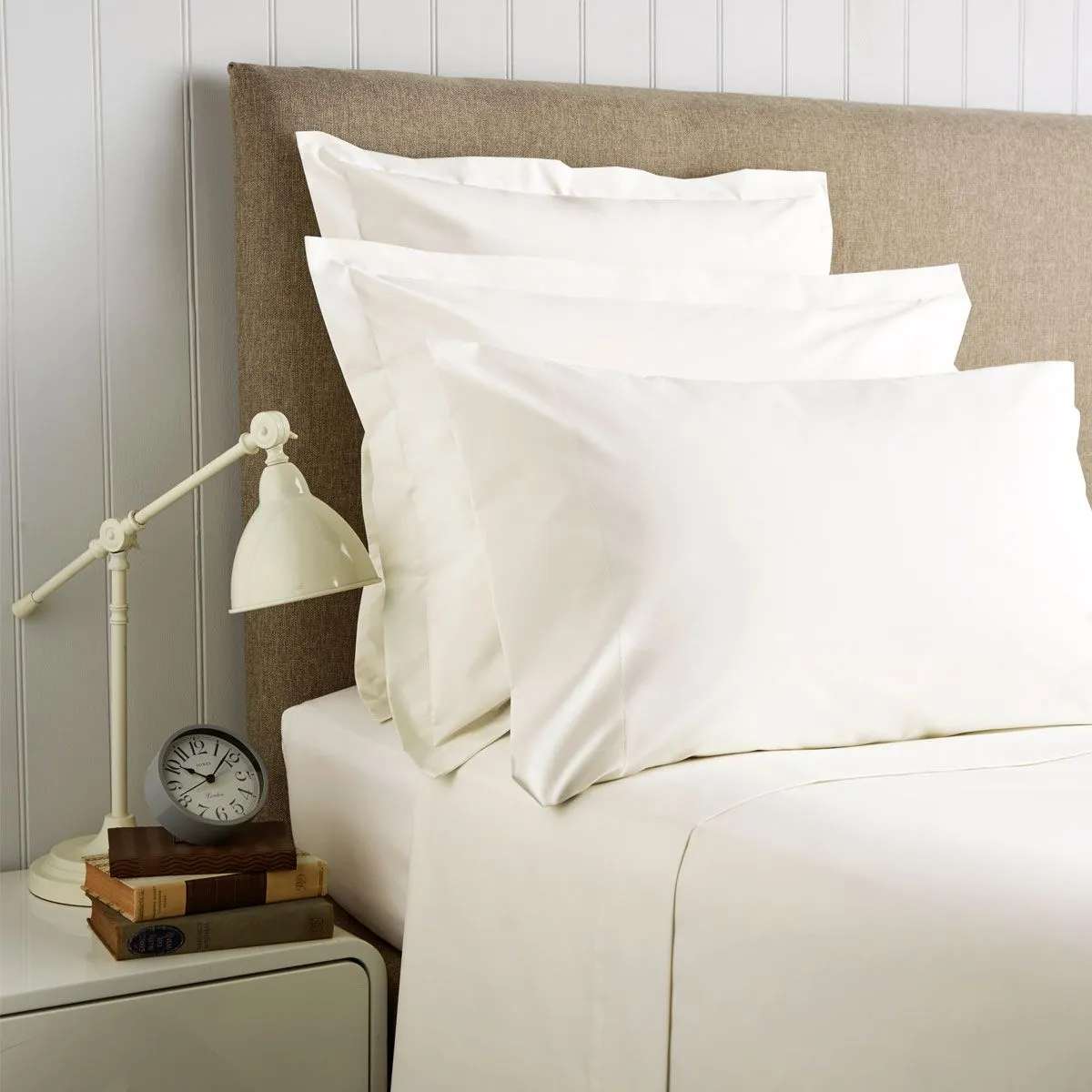 400 TC FITTED SHEET - CHRISTY PD COTTON SATEEN