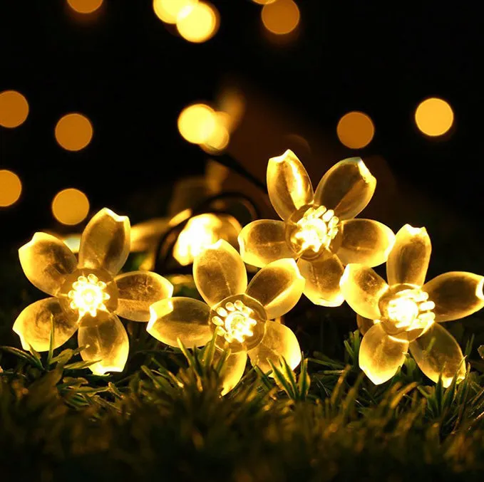 50 LED Cherry Blossom Solar Light