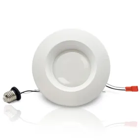 5/6" Inch LED Retrofit 120-277V Recessed Can Light - Wet Rated - 5CCT 2700K-5000K - 1300LM