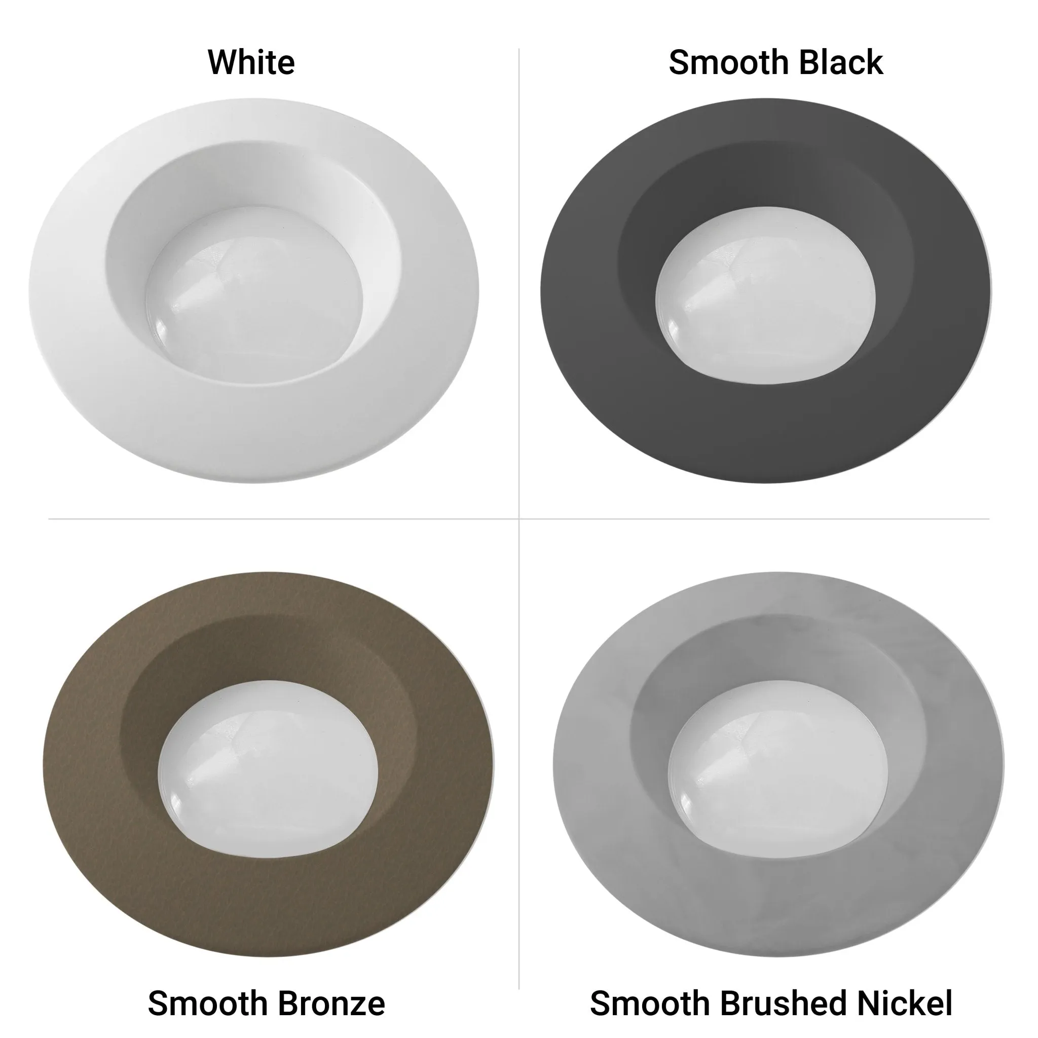 5/6" Inch LED Retrofit 120-277V Recessed Can Light - Wet Rated - 5CCT 2700K-5000K - 1300LM