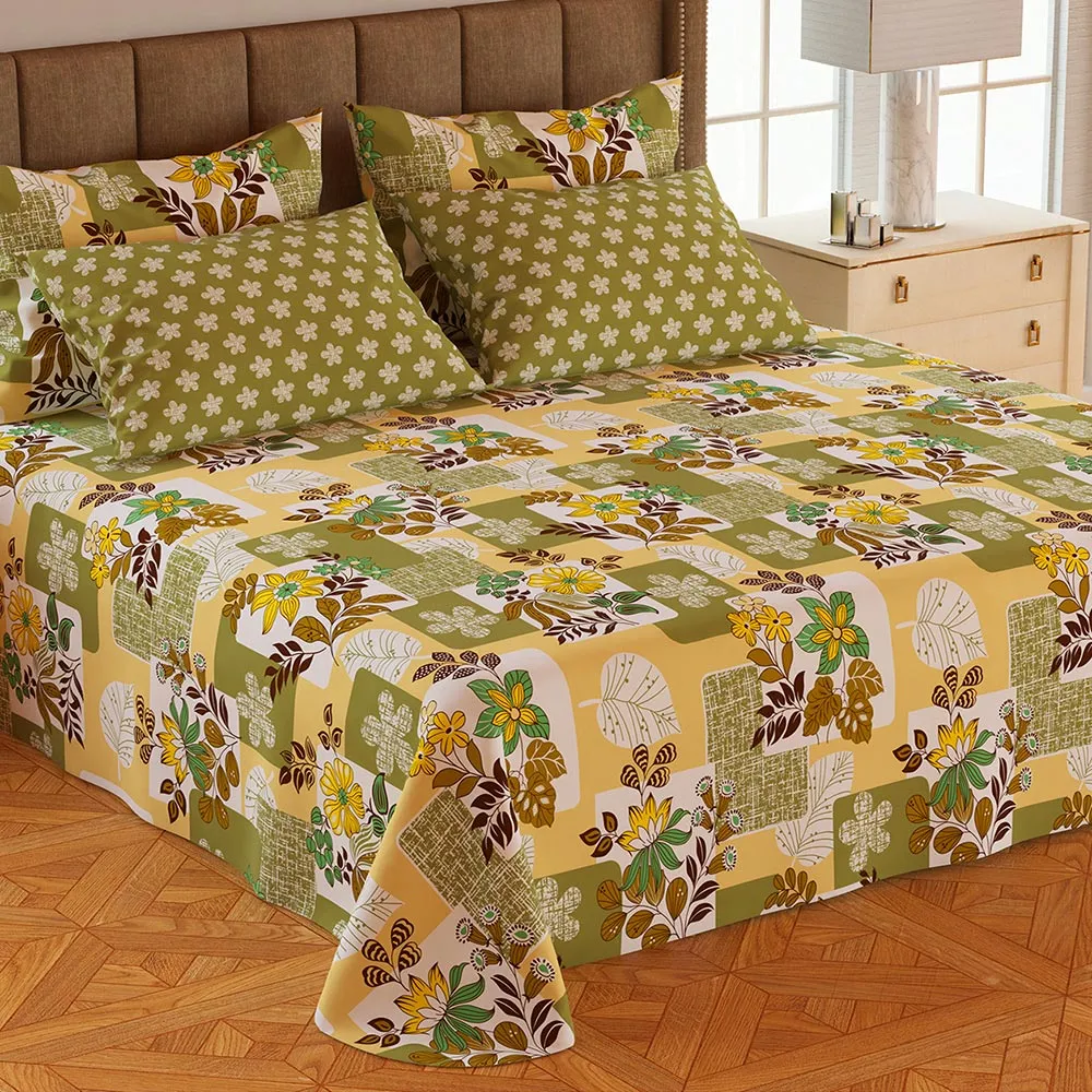 5Pcs Double Bedsheet Set - Y3