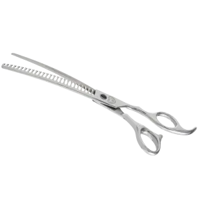 7.5" 26T Curved Texturizing Shears by PetStore.Direct