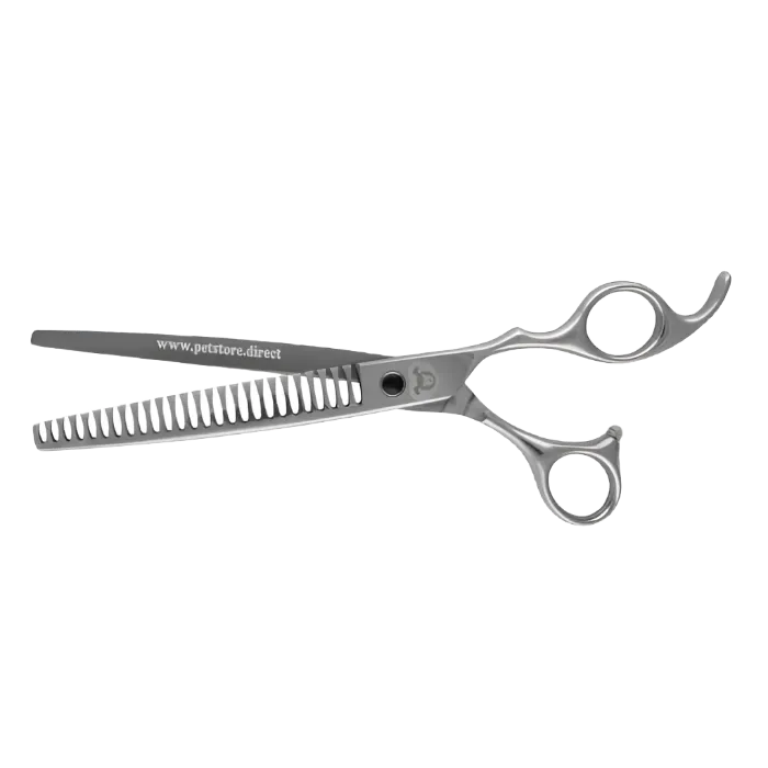 7.5" 26T Curved Texturizing Shears by PetStore.Direct