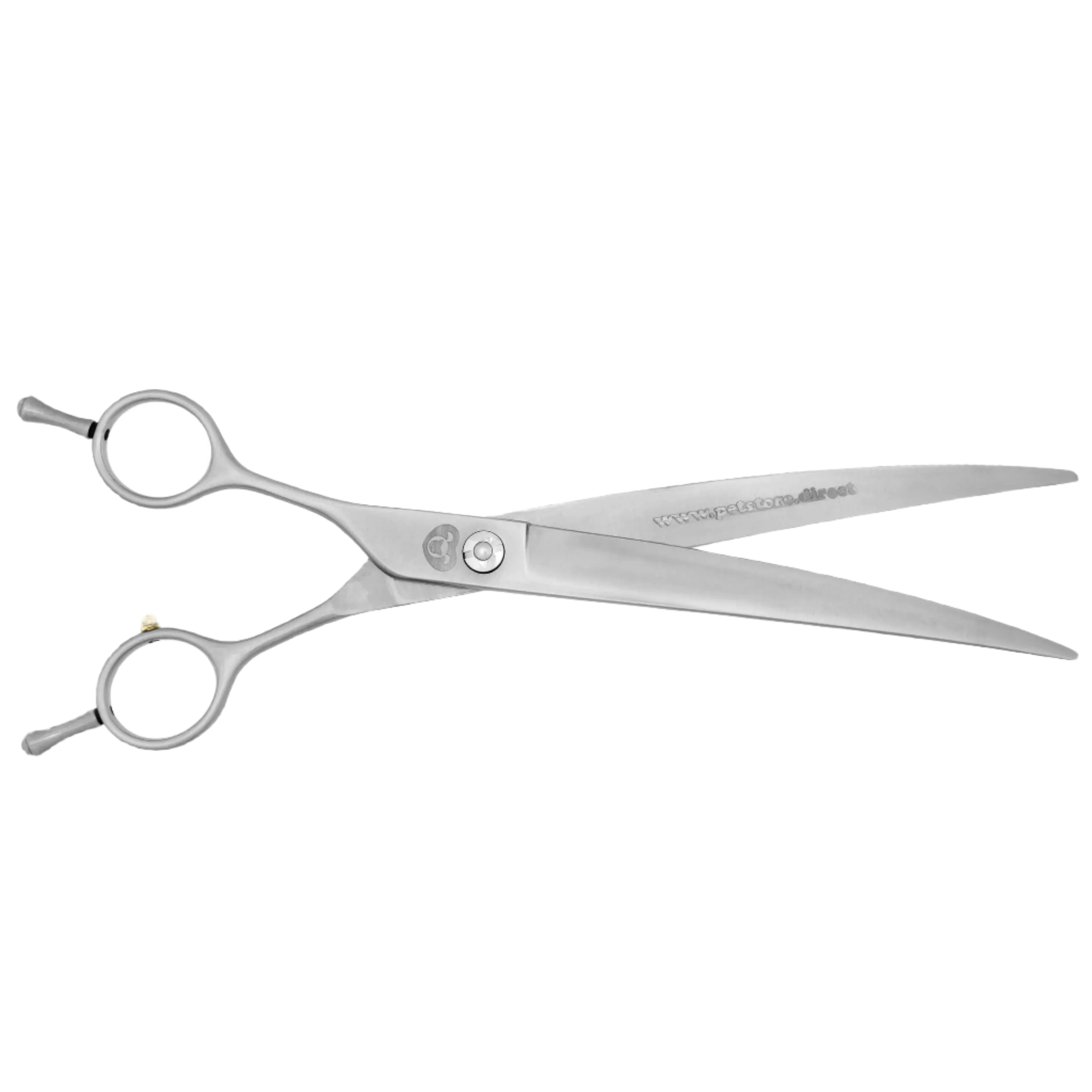 7" Premium Curve Left-Handed Grooming Shears by PetStore.Direct