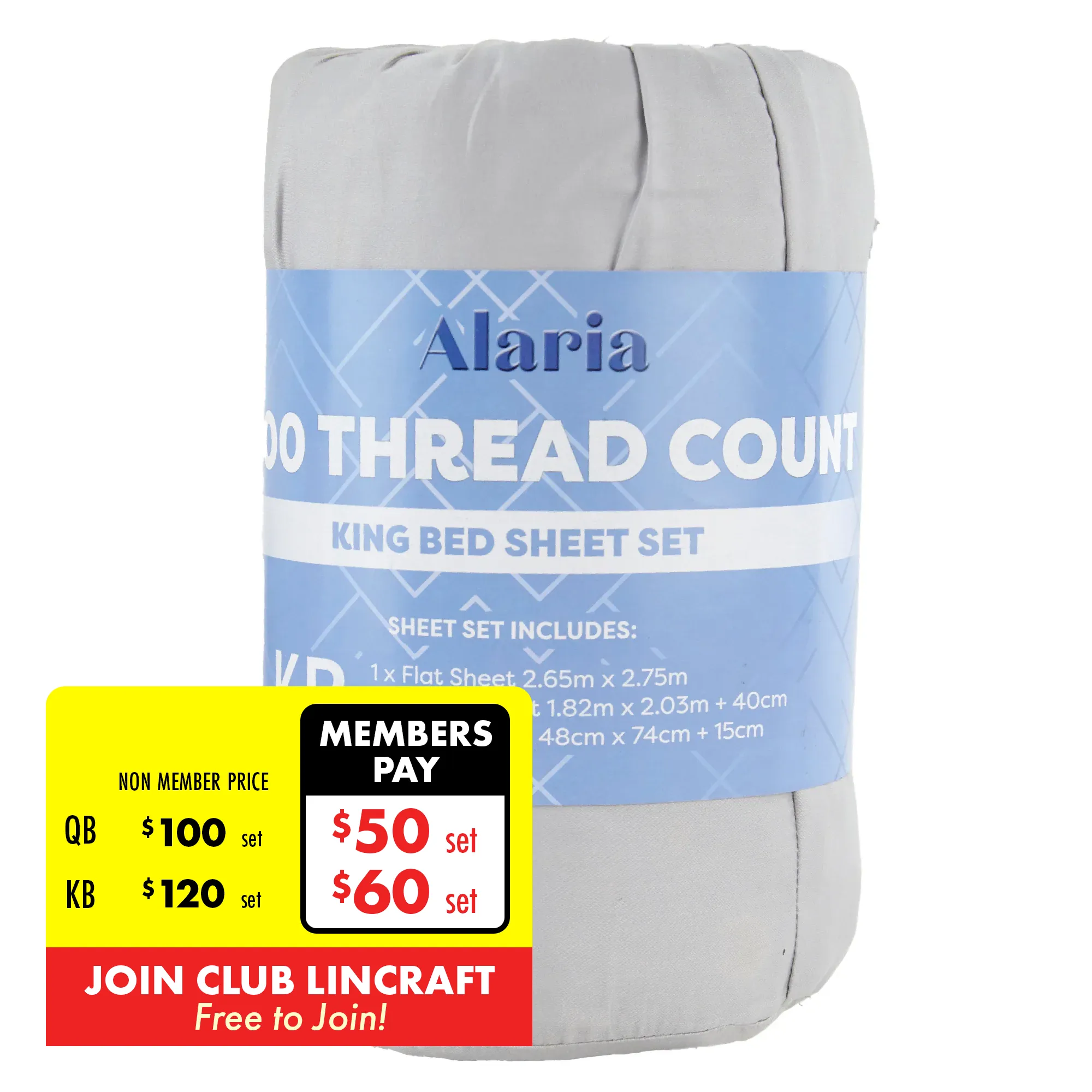 Alaria 1000TC Sheet Sets