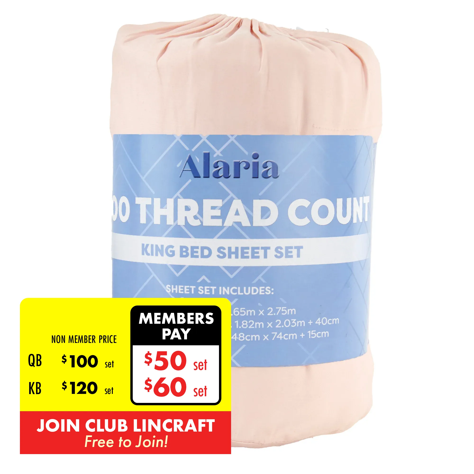 Alaria 1000TC Sheet Sets