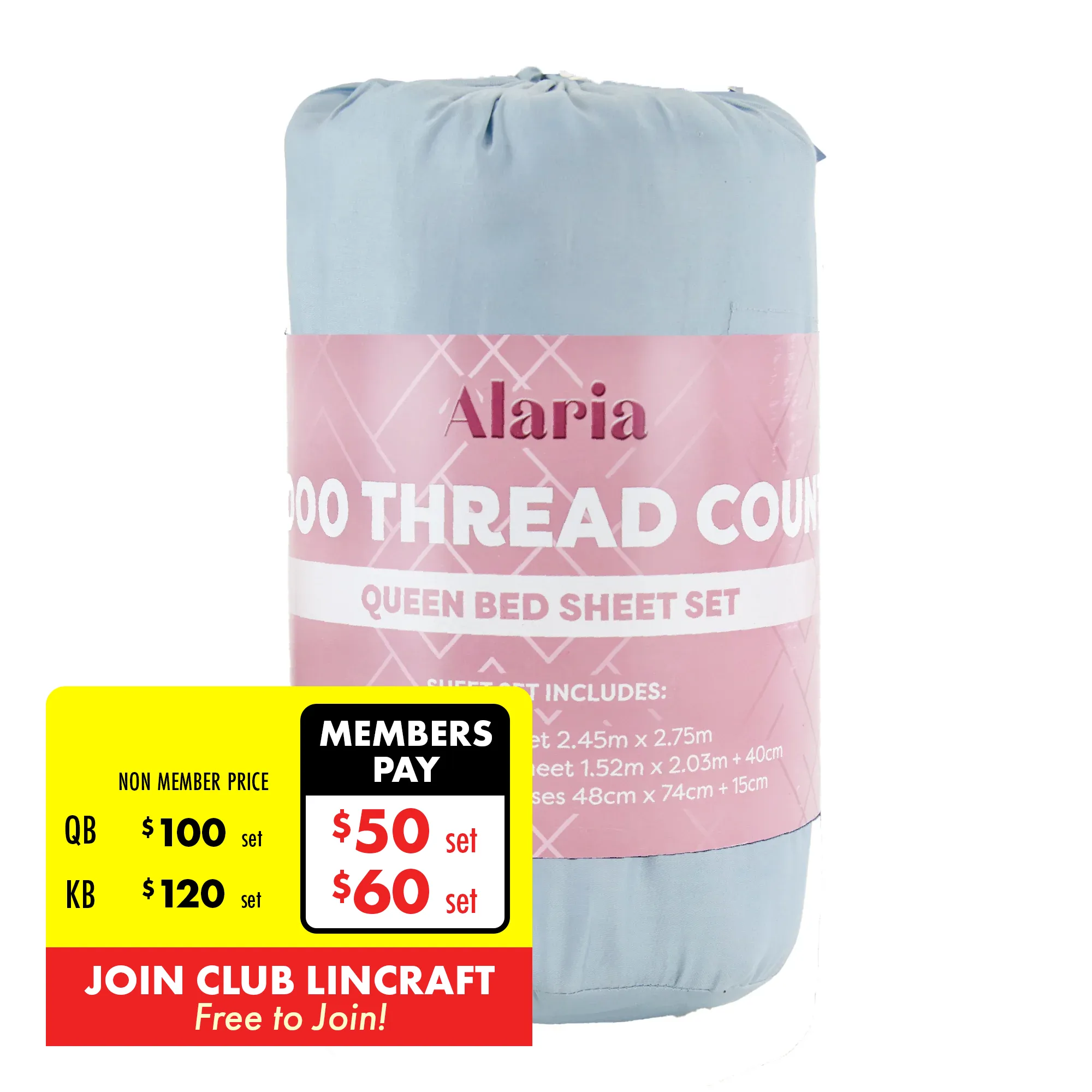 Alaria 1000TC Sheet Sets