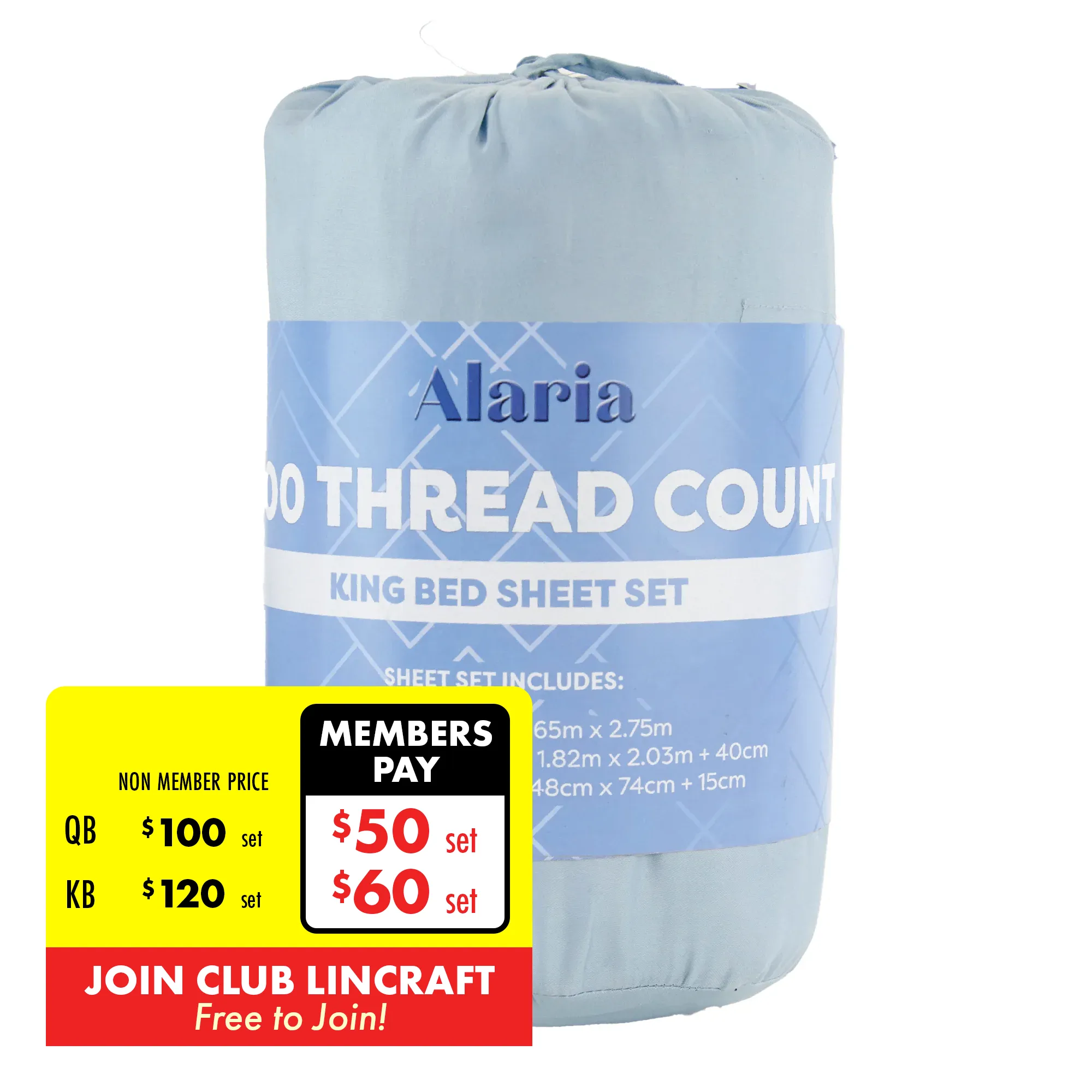 Alaria 1000TC Sheet Sets