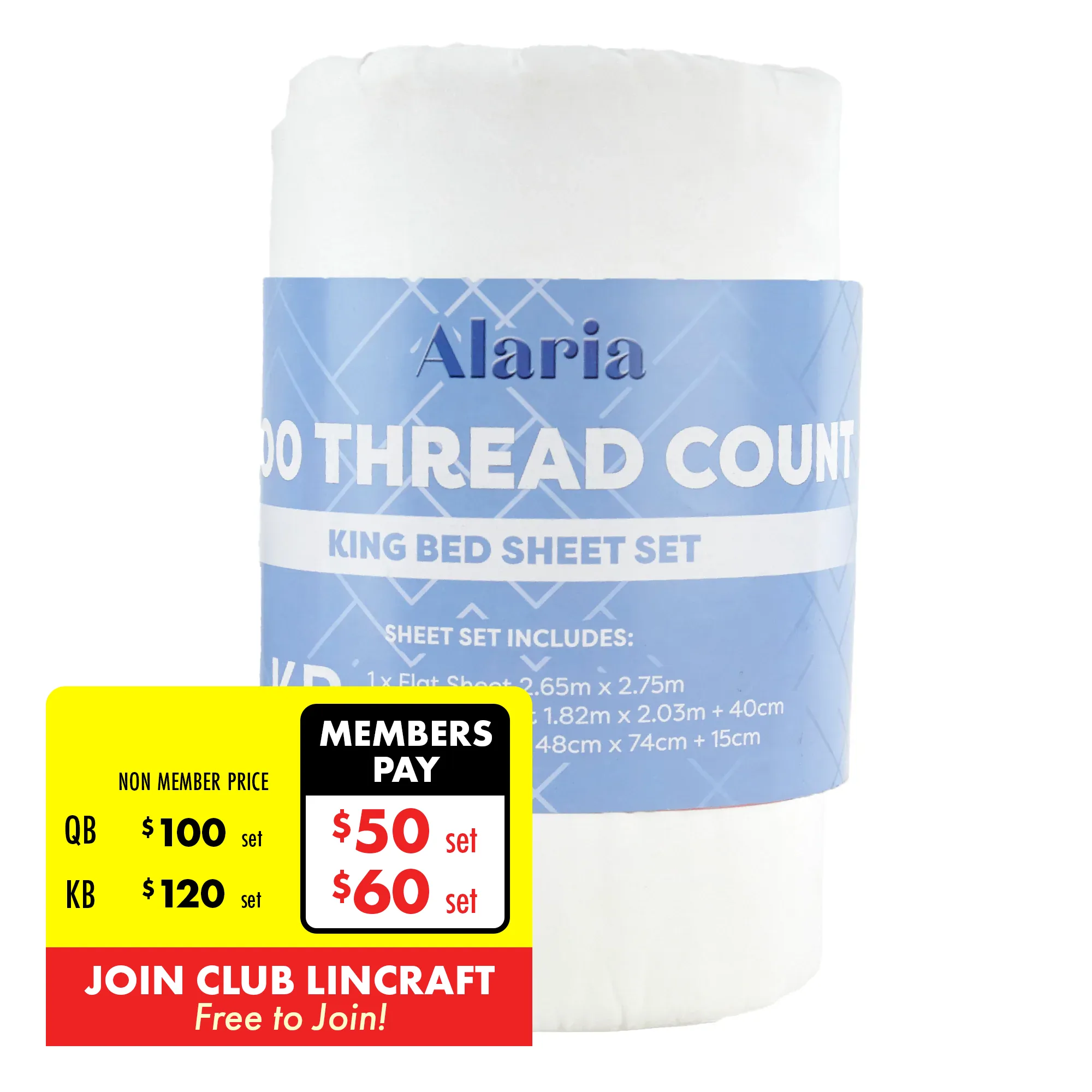 Alaria 1000TC Sheet Sets