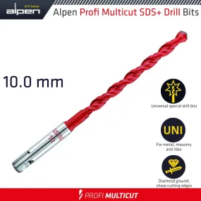 ALPEN PROFI MULTICUT SDS DRILL BIT 10 X 160MM ALP51910