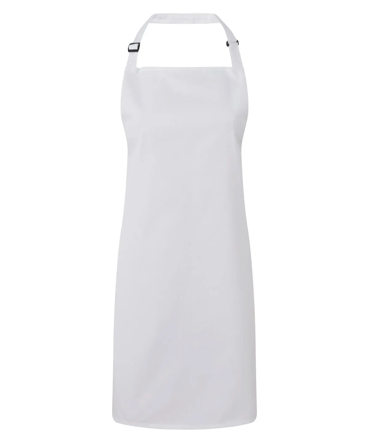 Antimicrobial bib apron | White