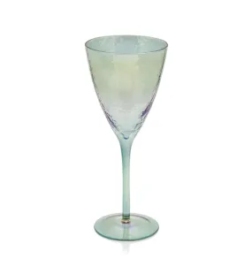 Aperitivo Red Wine Glass Luster Blue