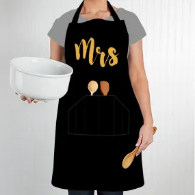 Apron for Kitchen Birthday Anniversary Gift Her - Mrs