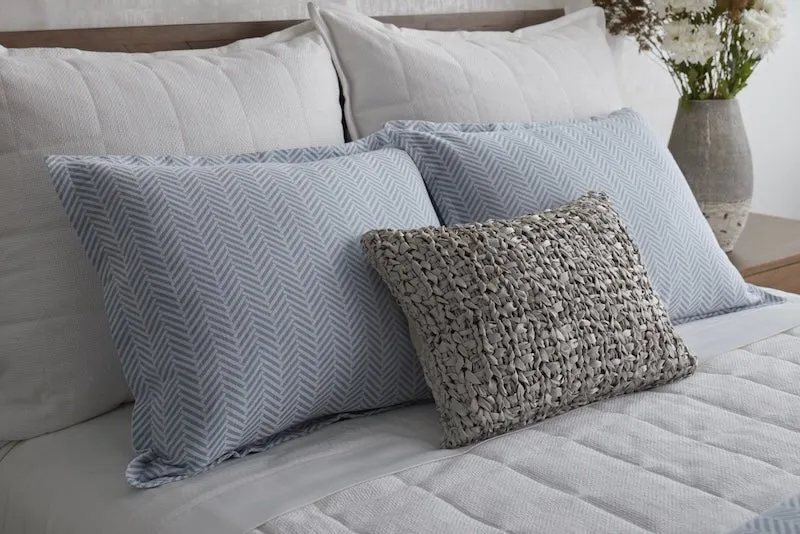 Aran Duvet Set Blue by Ann Gish