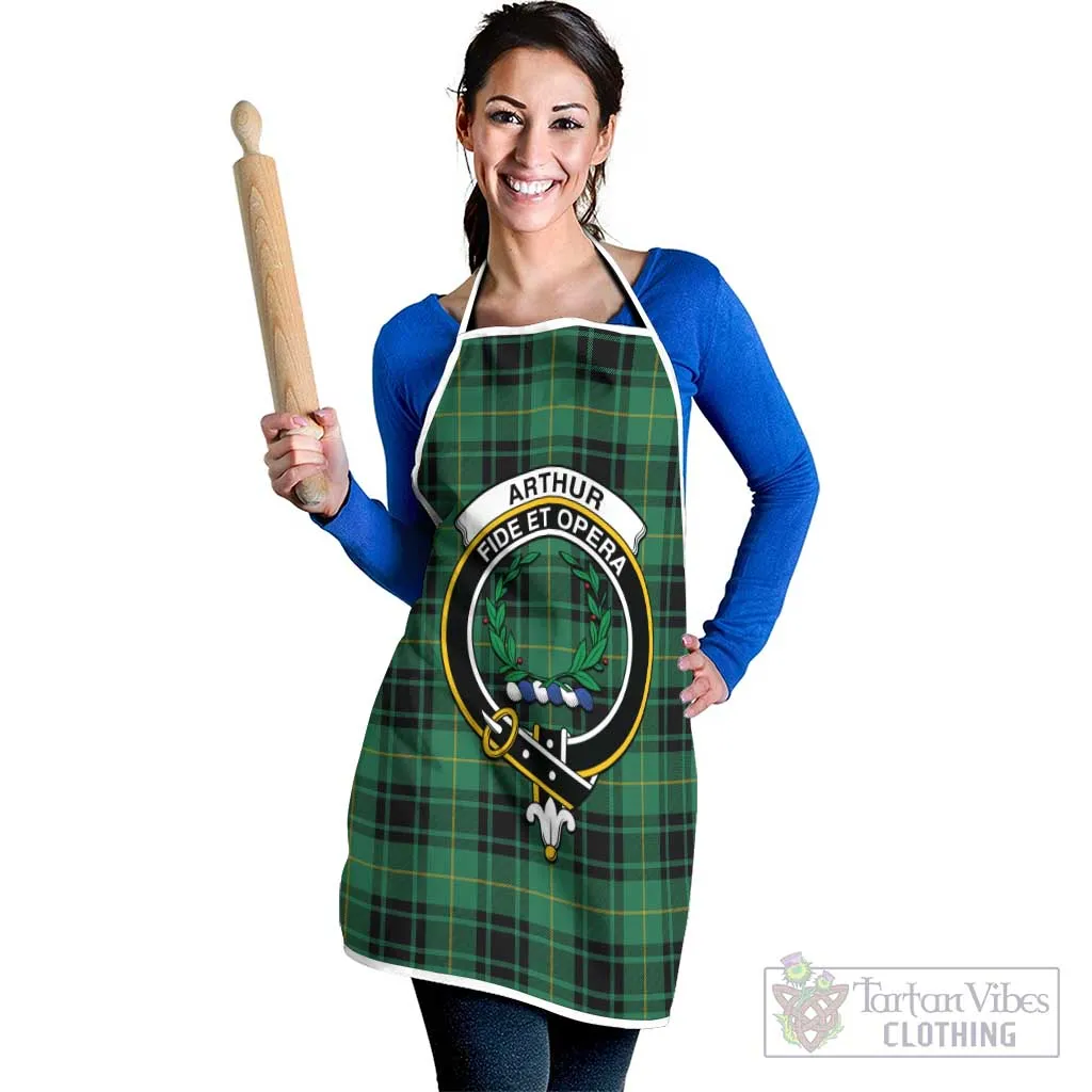 Arthur Ancient Tartan Apron with Family Crest