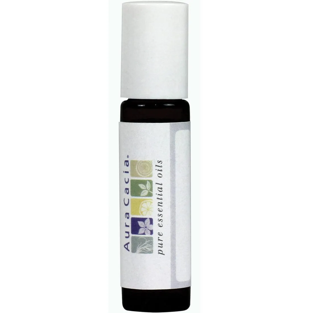 Aura Cacia Empty Amber Glass Roll-on Bottle, 9ml