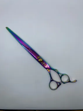 Aussie Dog Offset Rainbow Titanium 8" Straight