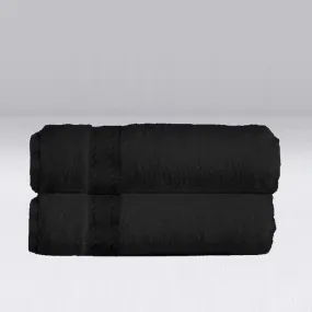 Bamboo Bath Sheet Black