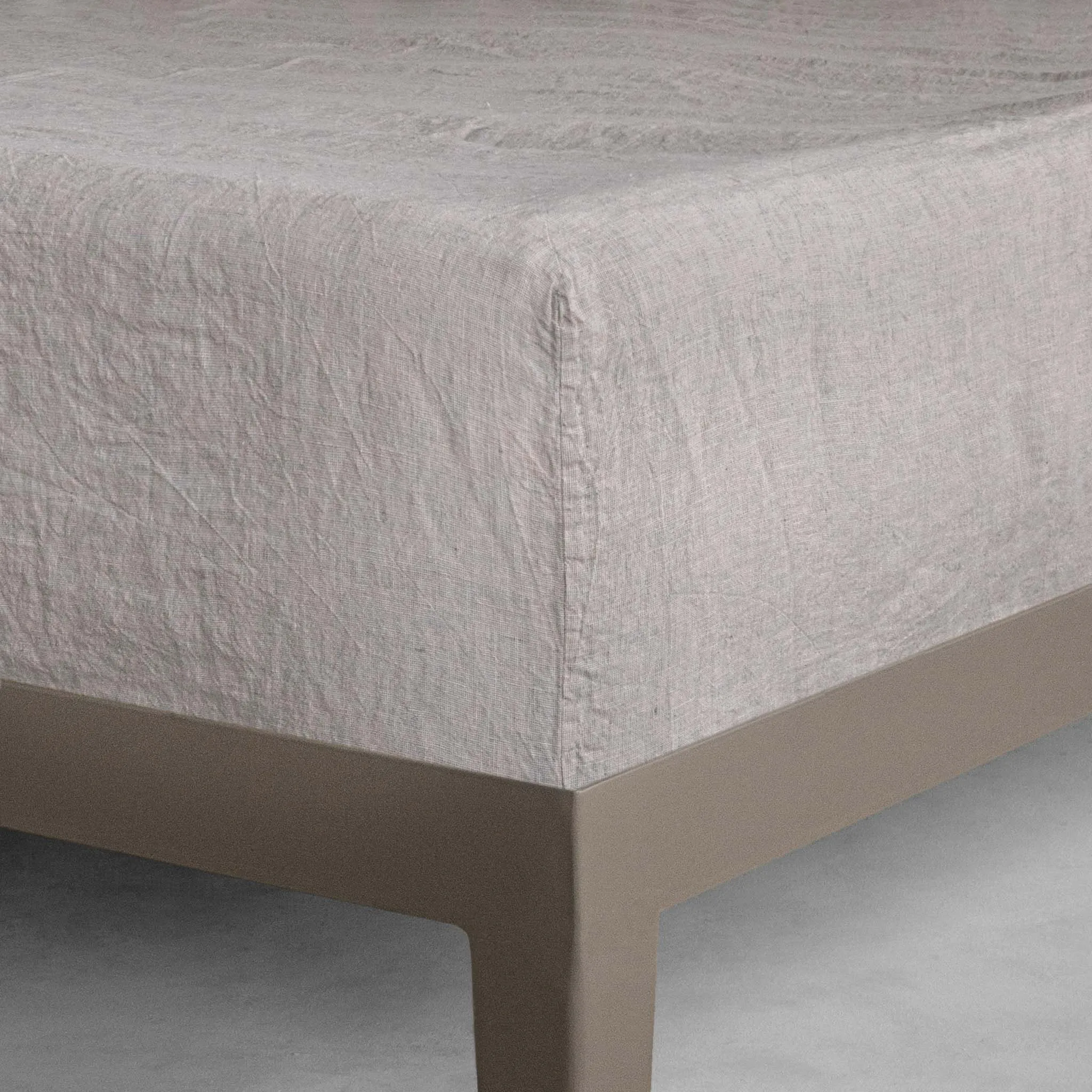 Basix Linen Fitted Sheet - Kali