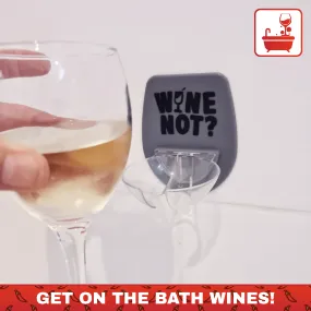 Bath Wine 🛀 - Stick On Wine Holder