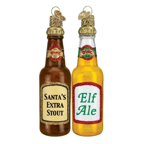 Beer Bottle (A) Ornament Old World Christmas Ornament 32175