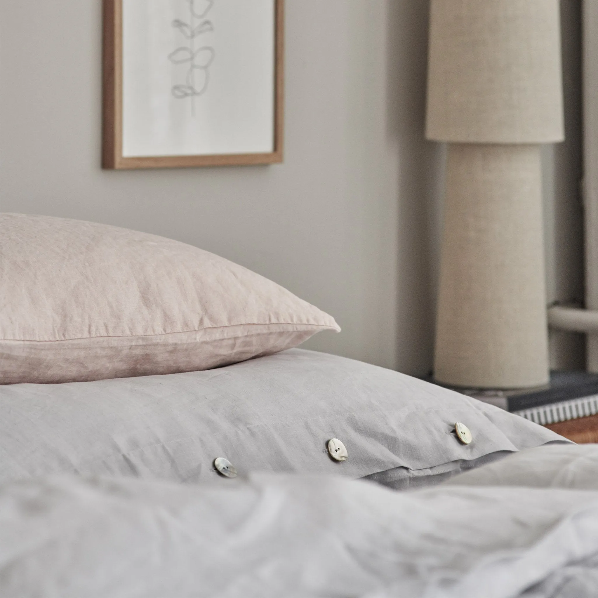 Bellvis Linen Bed Linen [Light grey]