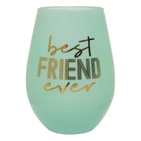 Best Friend Ever Jumbo Stemless Wine Glass