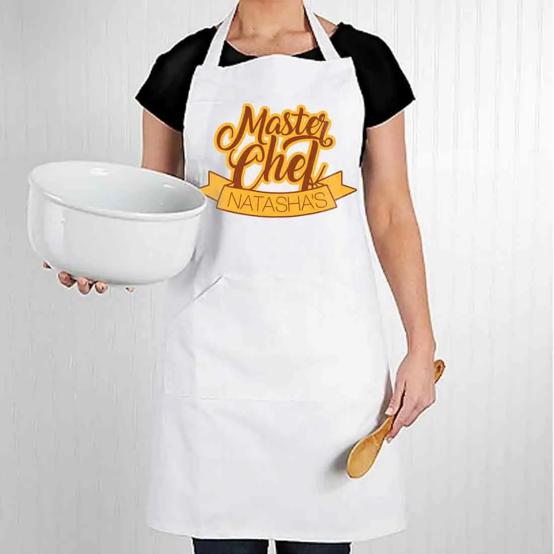 Best Master Chef Aprons Customised with Name for Women