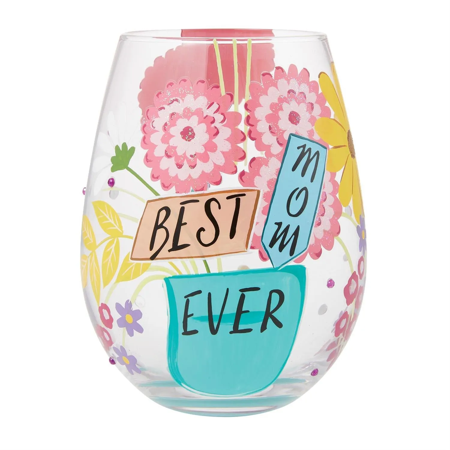 Best Mom Lolita Stemless Wine Glass