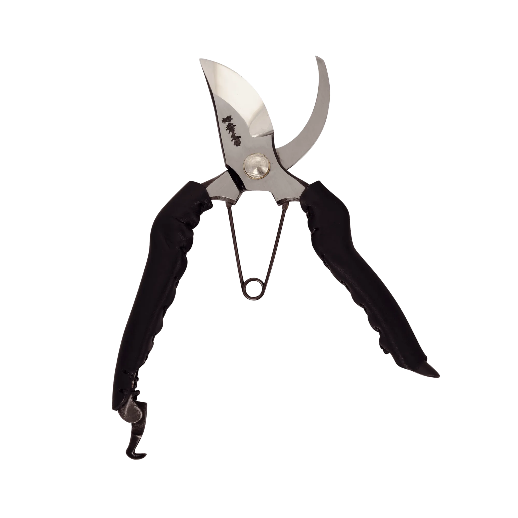 Black Leather Handled Secateurs