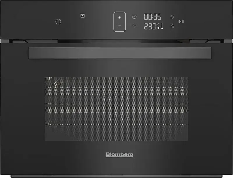 Blomberg ROKW8370B 59.4cm 48 Litre Built-In Compact Microwave Oven, Black