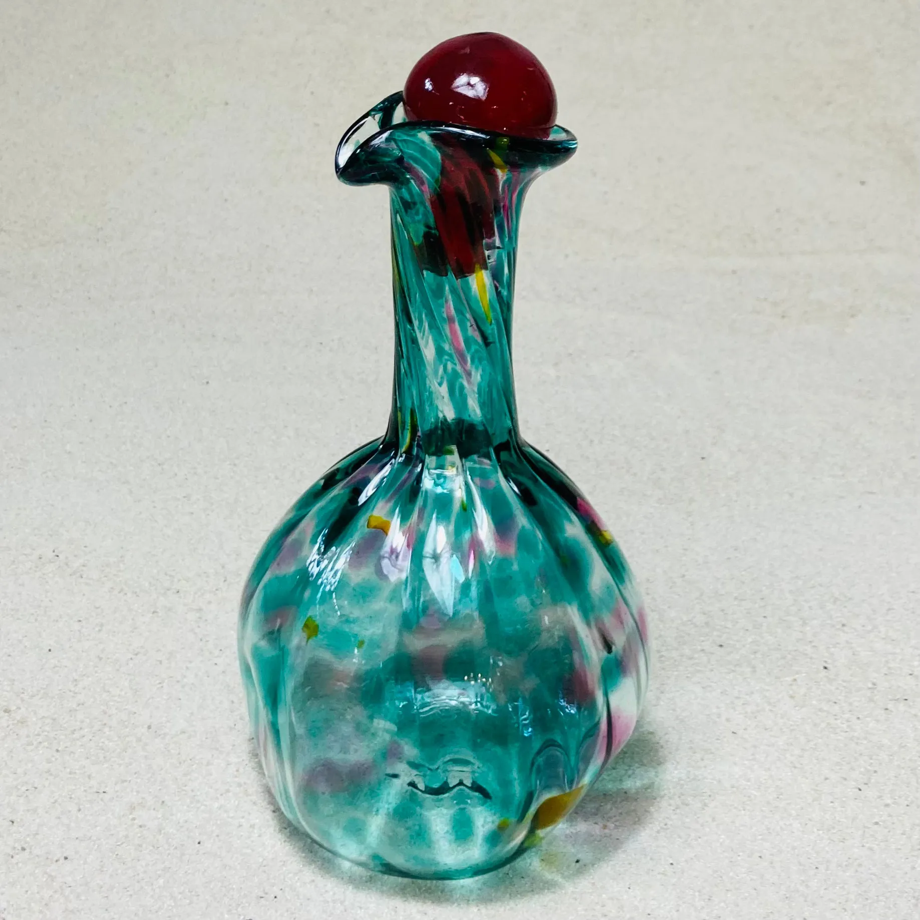 Blown glass - decanter teardrop ~ 1000ml