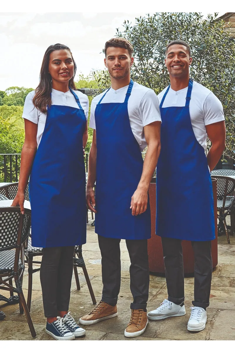 Blue Denim Sustainable Bib Apron (No Pockets)