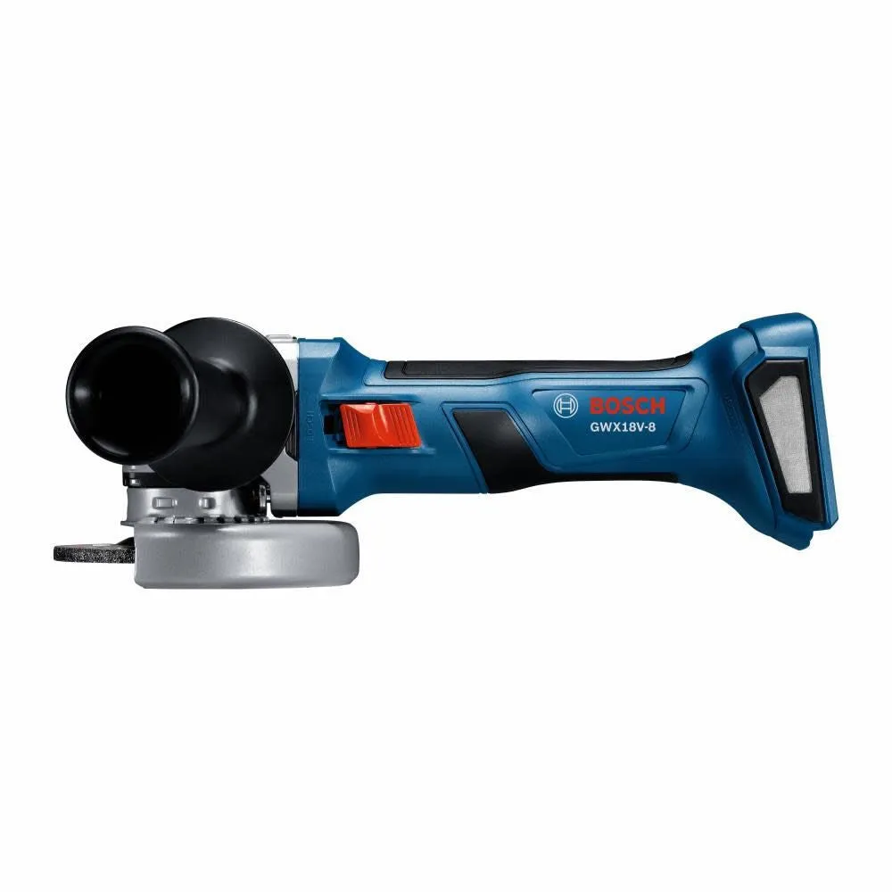 Bosch GWX18V-8B15 18V X-LOCK Brushless 4-1/2 In. Angle Grinder Kit with (1) CORE18V 4 Ah Advanced Power Battery