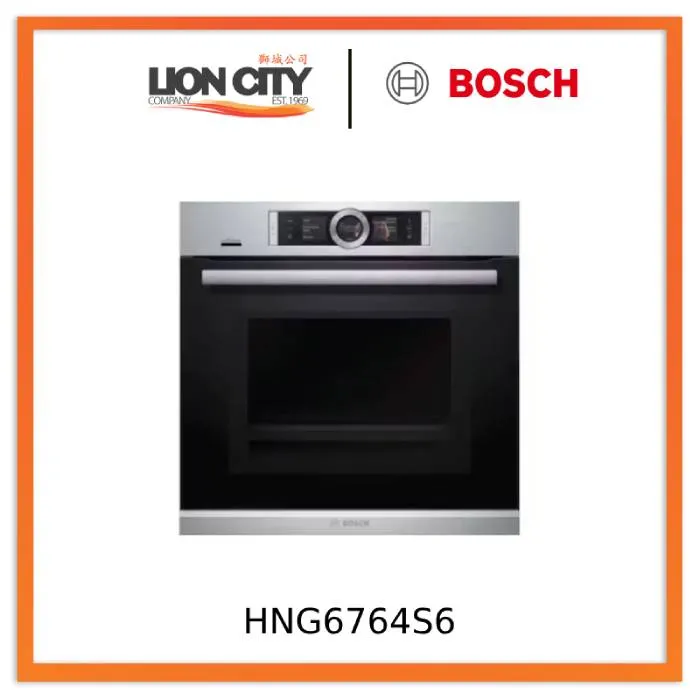 Bosch HNG6764S6 60 x 60 cm Built-In Oven with Steam and Microwave Function Stainless steel