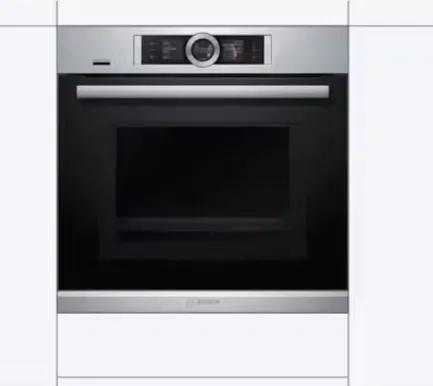 Bosch HNG6764S6 60 x 60 cm Built-In Oven with Steam and Microwave Function Stainless steel