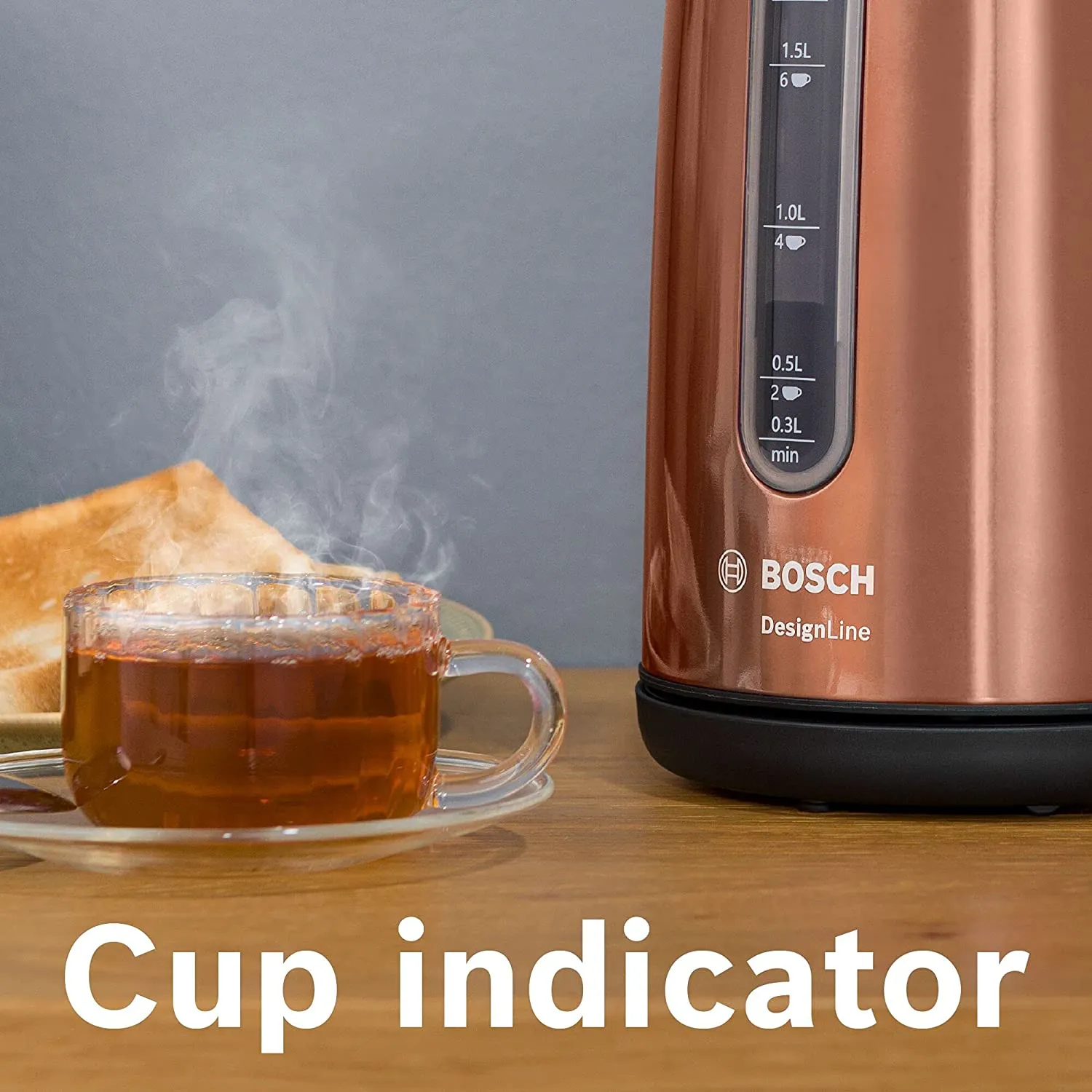 Bosch Kettle DesignLine 1.7L Copper