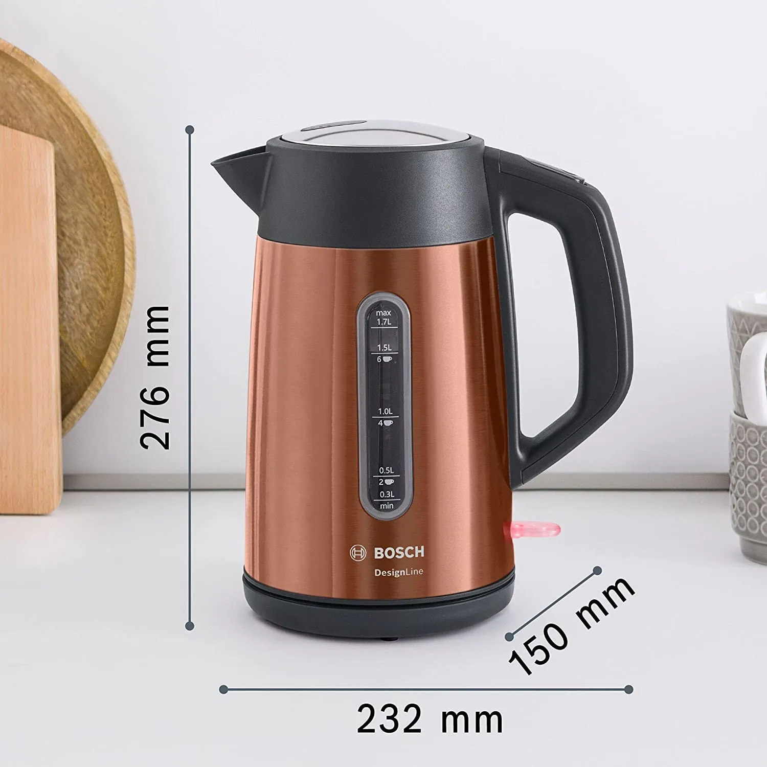 Bosch Kettle DesignLine 1.7L Copper